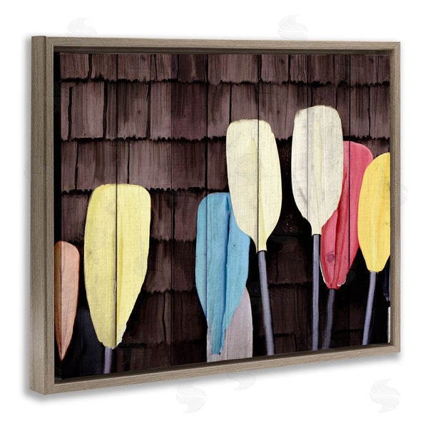 Stupell Industries Kim Allen | Rustic Boat Oars Wall Art