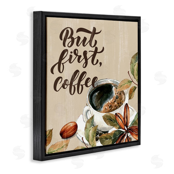 Stupell Industries Kim Allen | Rustic But First Coffee Wall Art