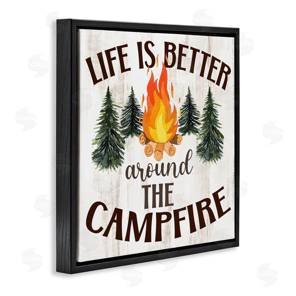 Stupell Industries Kim Allen | Rustic Campfire Phrase Wall Art