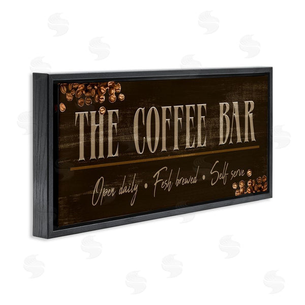 Stupell Industries Kim Allen | Rustic Coffee Bar Sign Wall Art