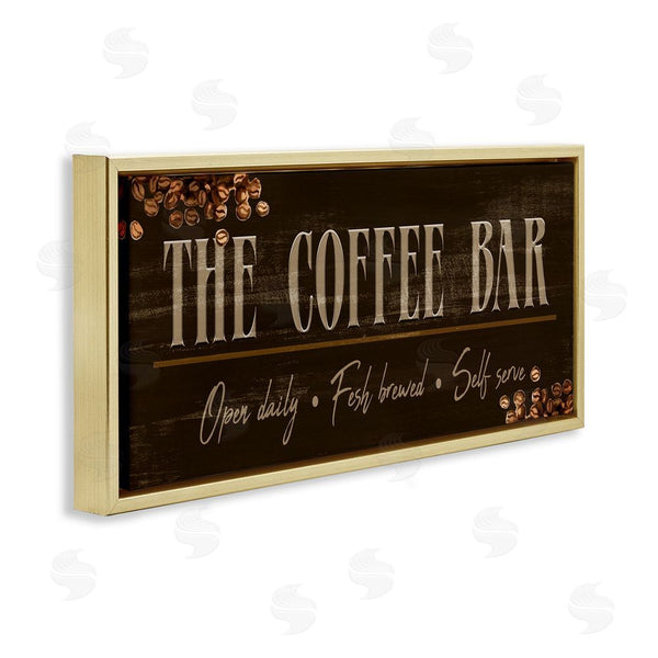Stupell Industries Kim Allen | Rustic Coffee Bar Sign Wall Art