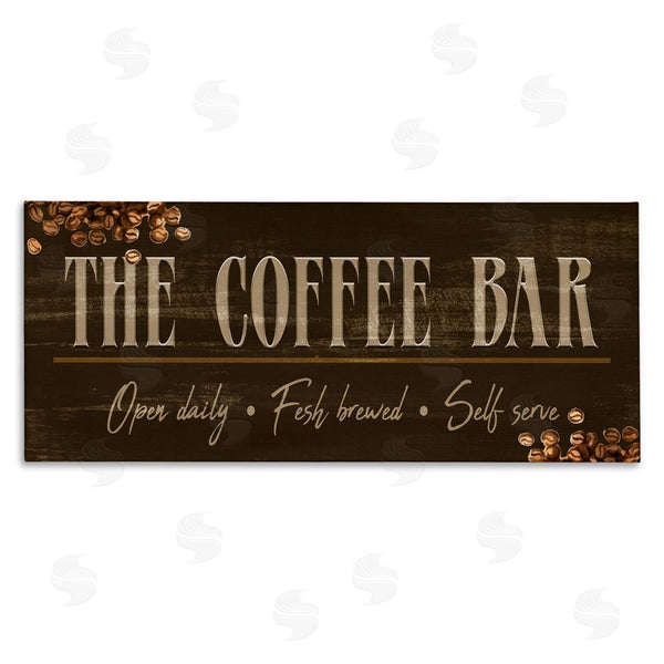 stupell industries Kim Allen | Rustic Coffee Bar Sign Wall Art