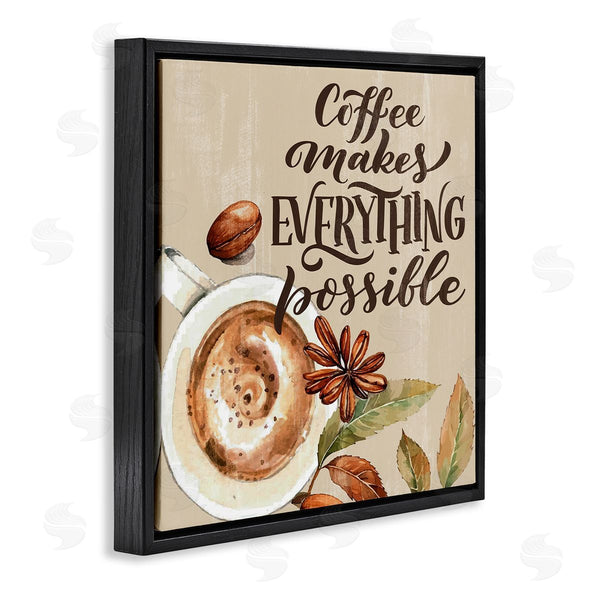 Stupell Industries Kim Allen | Rustic Coffee Makes Possible Wall Art