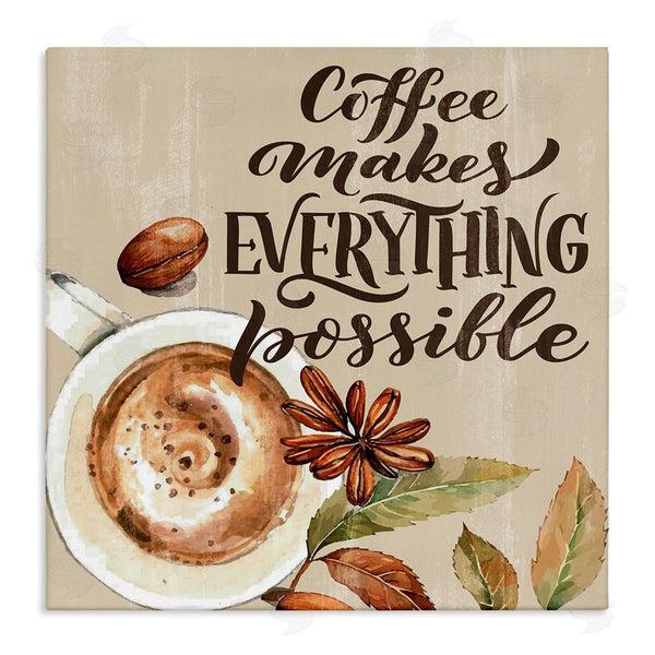 stupell industries Kim Allen | Rustic Coffee Makes Possible Wall Art