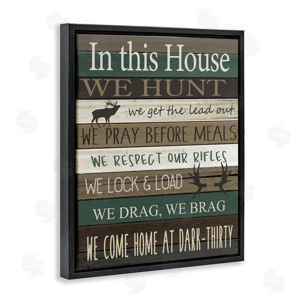 Stupell Industries Kim Allen | Rustic Family House Rules