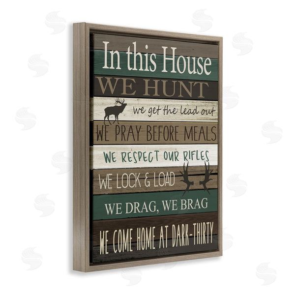 Stupell Industries Kim Allen | Rustic Family House Rules