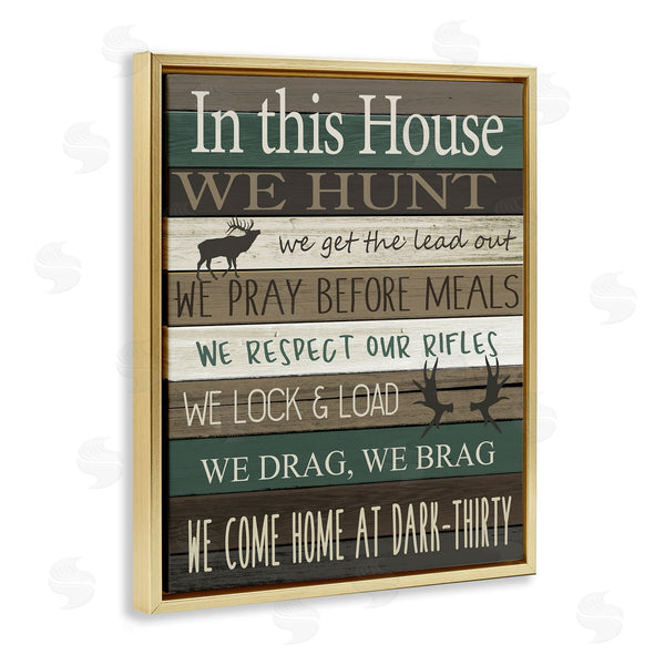Stupell Industries Kim Allen | Rustic Family House Rules