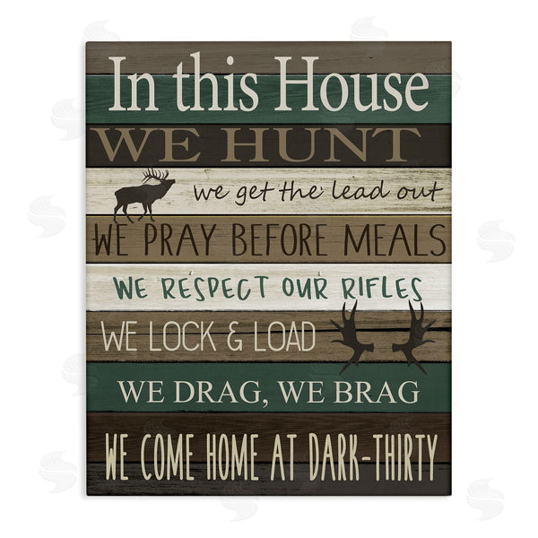 stupell industries Kim Allen | Rustic Family House Rules