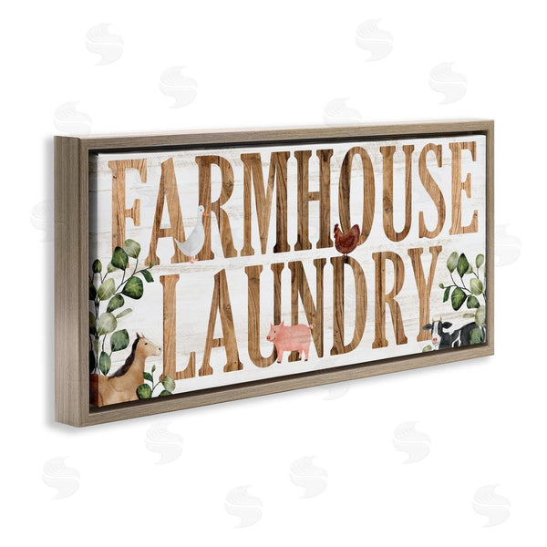 Stupell Industries Kim Allen | Rustic Farmhouse Laundry Wall Art