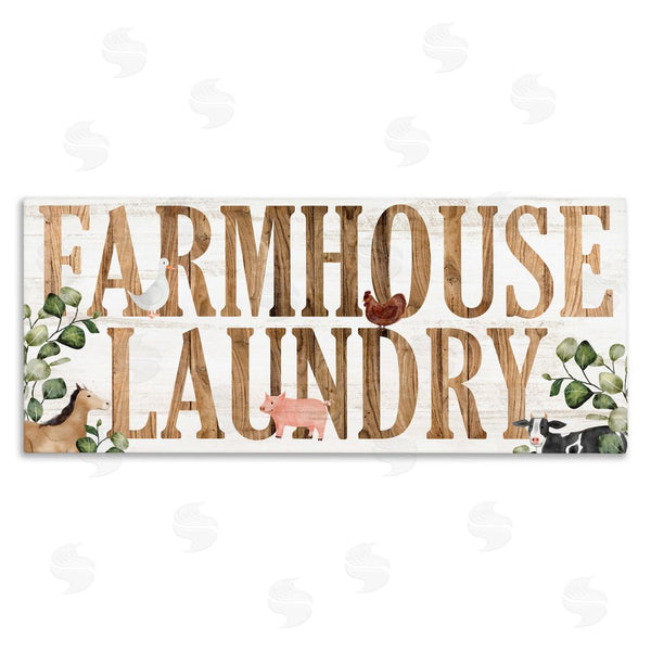stupell industries Kim Allen | Rustic Farmhouse Laundry Wall Art