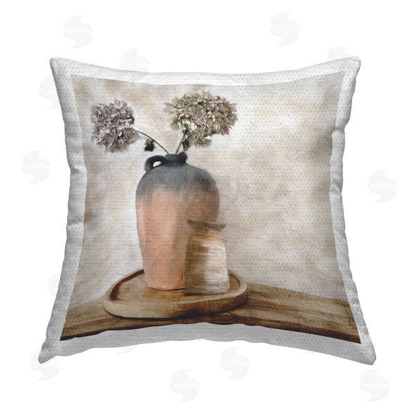 Stupell Industries Kim Allen | Rustic Jug Still Life Printed Throw Pillow
