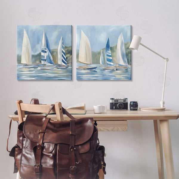 Stupell Industries Kim Allen | Sailboats On Calm Water Wall Art