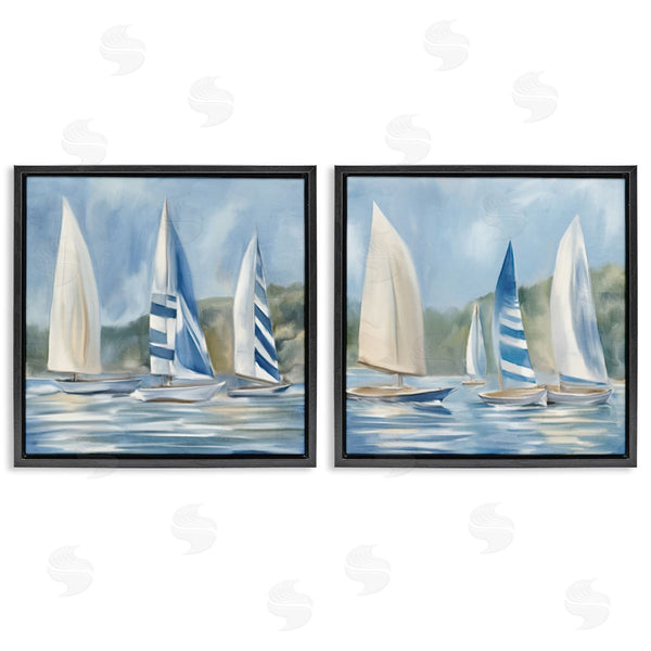 Stupell Industries Kim Allen | Sailboats On Calm Water Wall Art