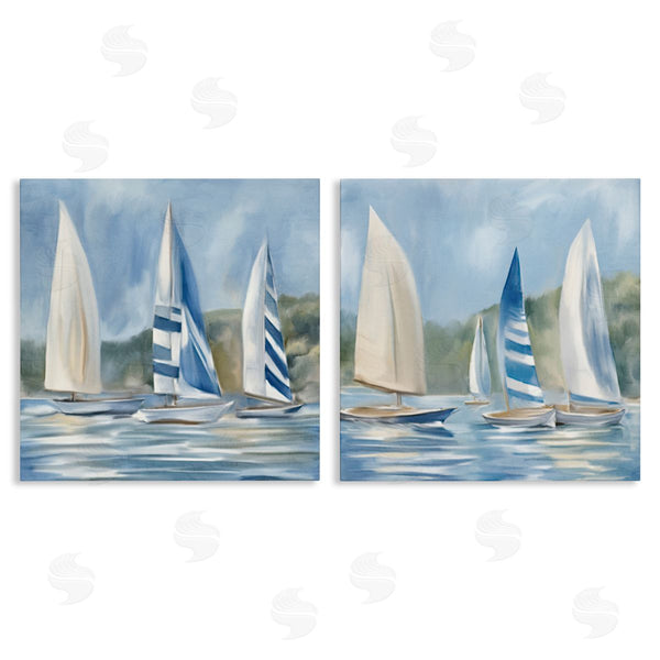 stupell industries Kim Allen | Sailboats on Calm Water Wall Art