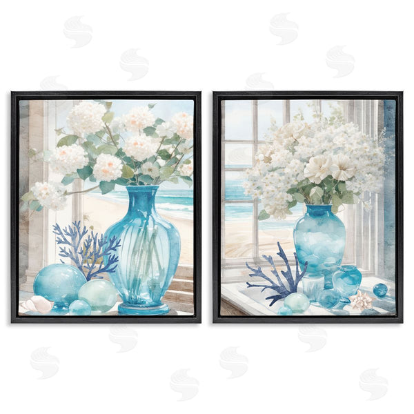 Stupell Industries Kim Allen | Sea Glass Coral Beach Bouquet Wall Art