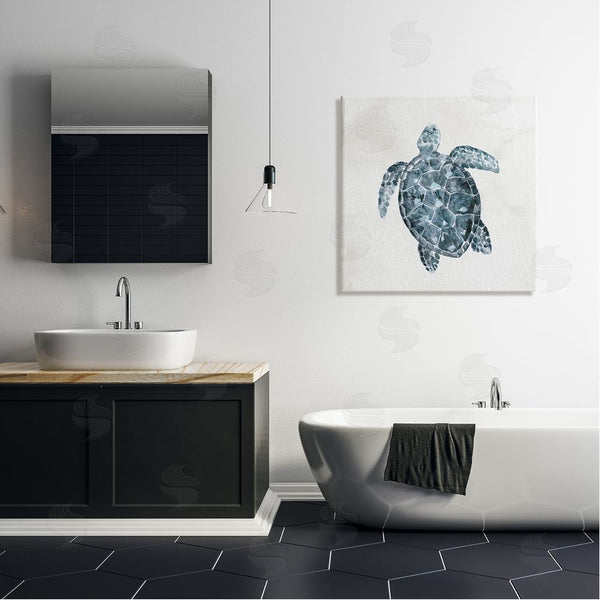 Stupell Industries Kim Allen | Sea Turtle Beach Portrait Wall Art