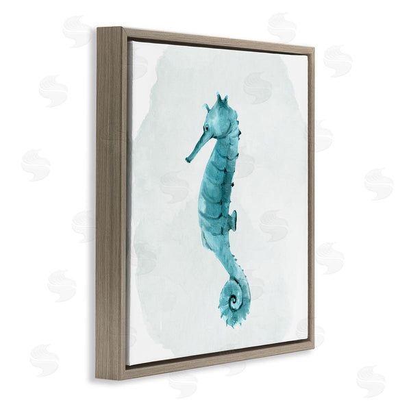 Stupell Industries Kim Allen | Seahorse Nautical Wildlife Animal Wall Art