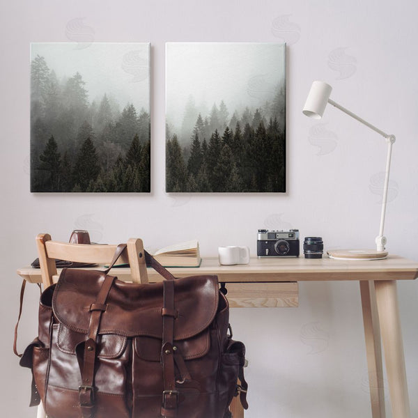 Stupell Industries Kim Allen | Serene Mountainous Forest Trees Nature Wall Art