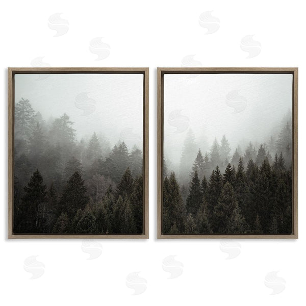 Stupell Industries Kim Allen | Serene Mountainous Forest Trees Nature Wall Art