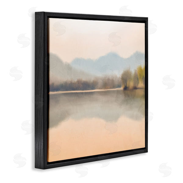 Stupell Industries Kim Allen | Serene Sunrise Lake Mountain Reflection Wall Art