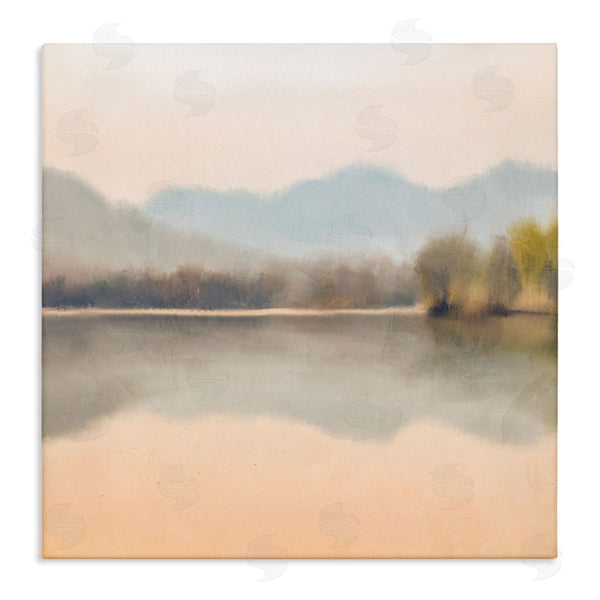 stupell industries Kim Allen | Serene Sunrise Lake Mountain Reflection Wall Art