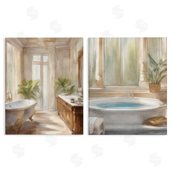 stupell industries Kim Allen | Serenity Bath Bathroom Interior