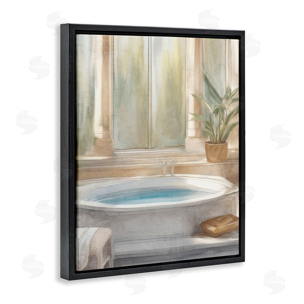 Stupell Industries Kim Allen | Serenity Bath Bathroom Scene