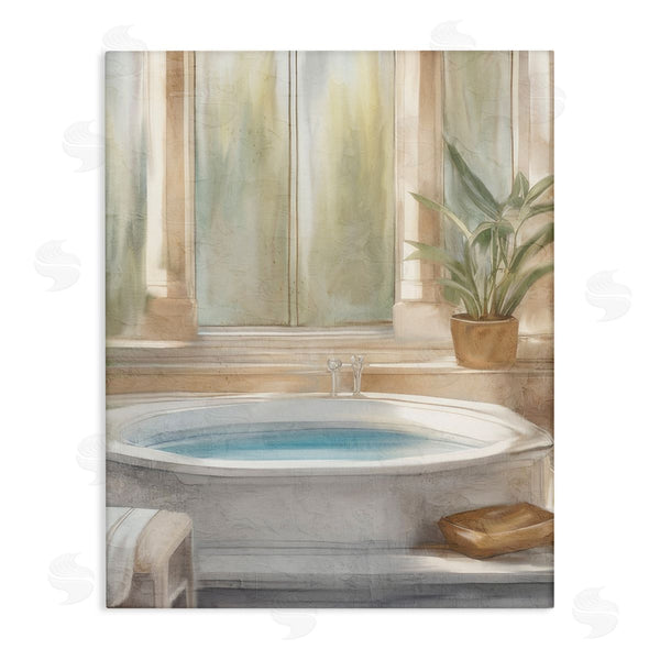 stupell industries Kim Allen | Serenity Bath Bathroom Scene