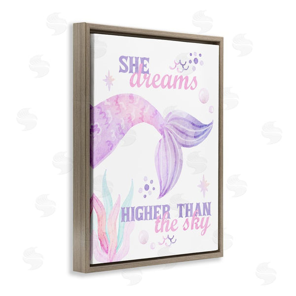 Stupell Industries Kim Allen | She Dreams Higher Than The Sky Wall Art