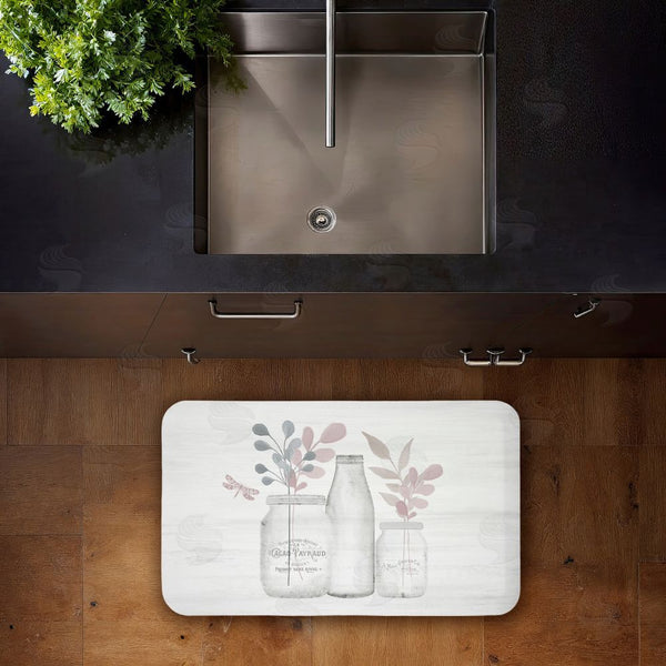 Stupell Industries Kim Allen | Simple Wildflower Hope Anti-Fatigue Mat