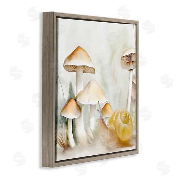 Stupell Industries Kim Allen | Snail & Natural Mushrooms