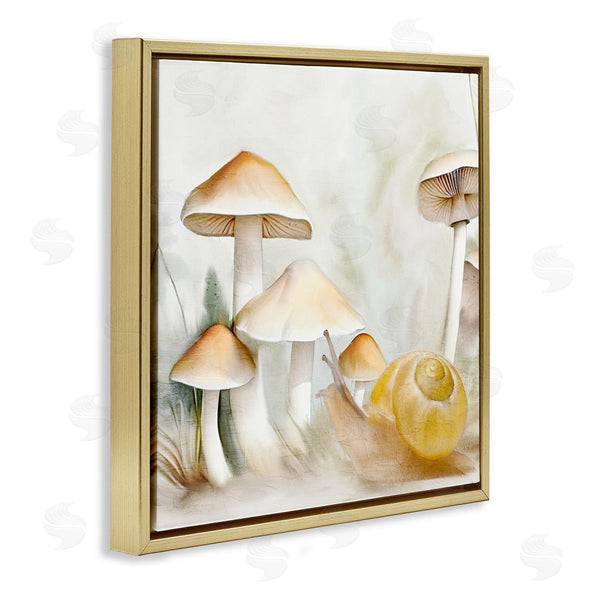 Stupell Industries Kim Allen | Snail & Natural Mushrooms