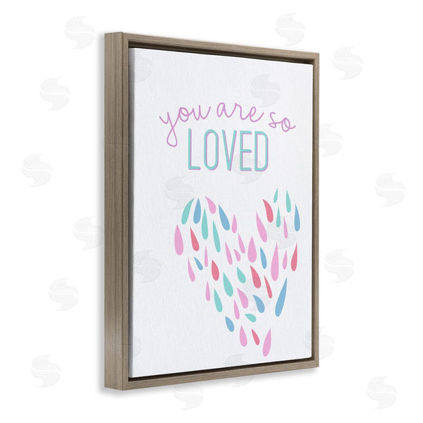 Stupell Industries Kim Allen | So Loved Abstract Heart