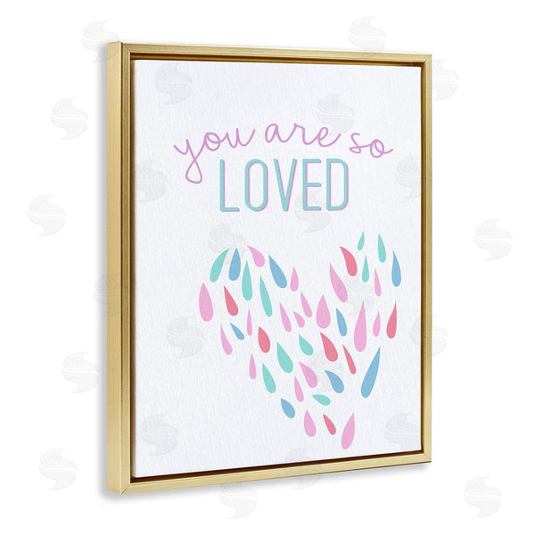 Stupell Industries Kim Allen | So Loved Abstract Heart