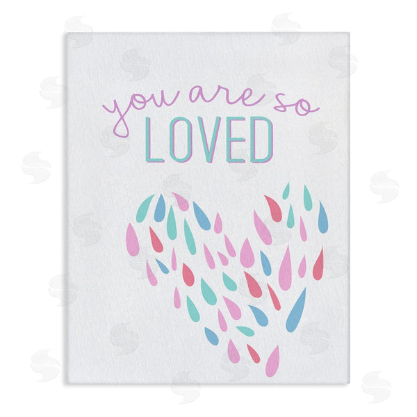 stupell industries Kim Allen | So Loved Abstract Heart