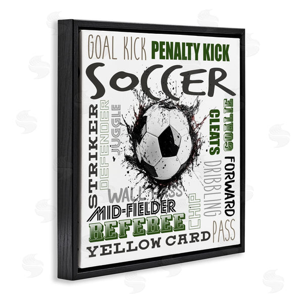 Stupell Industries Kim Allen | Soccer Kick Game Phrases