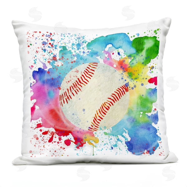 Stupell Industries Kim Allen | Soccer Sport Splash Printed Throw Pillow