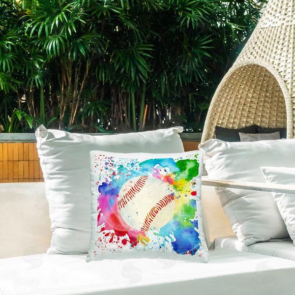 Stupell Industries Kim Allen | Soccer Sport Splash Printed Throw Pillow