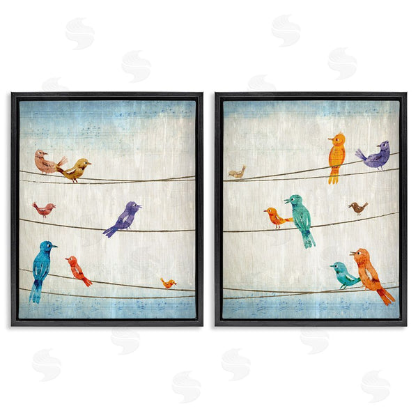 Stupell Industries Kim Allen | Song Birds On The Line Wall Art