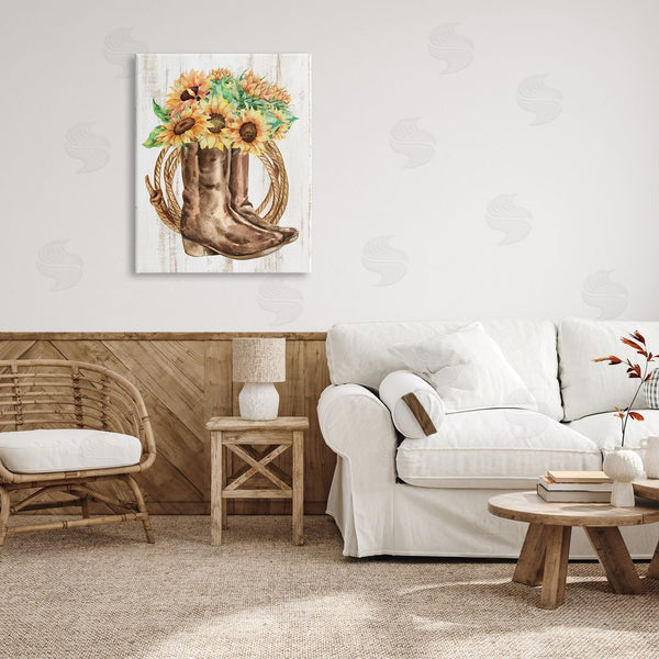 Stupell Industries Kim Allen | Southern SunBouquet Boots Wall Art
