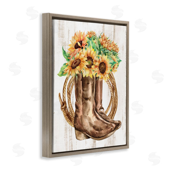 Stupell Industries Kim Allen | Southern SunBouquet Boots Wall Art