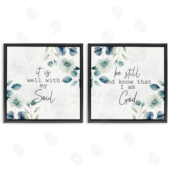 Stupell Industries Kim Allen | Spiritual Proverbs With Flowers