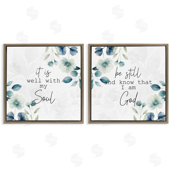 Stupell Industries Kim Allen | Spiritual Proverbs With Flowers