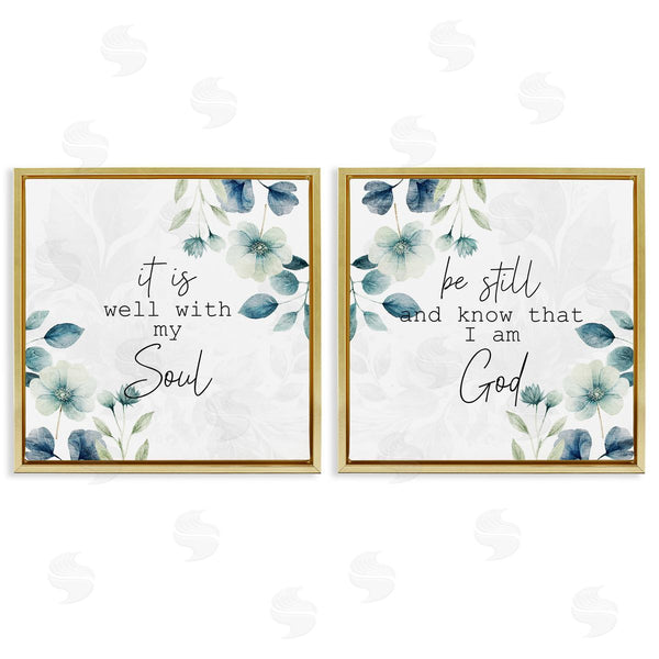 Stupell Industries Kim Allen | Spiritual Proverbs With Flowers