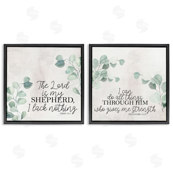 Stupell Industries Kim Allen | Spiritual Scriptures With Eucalyptus