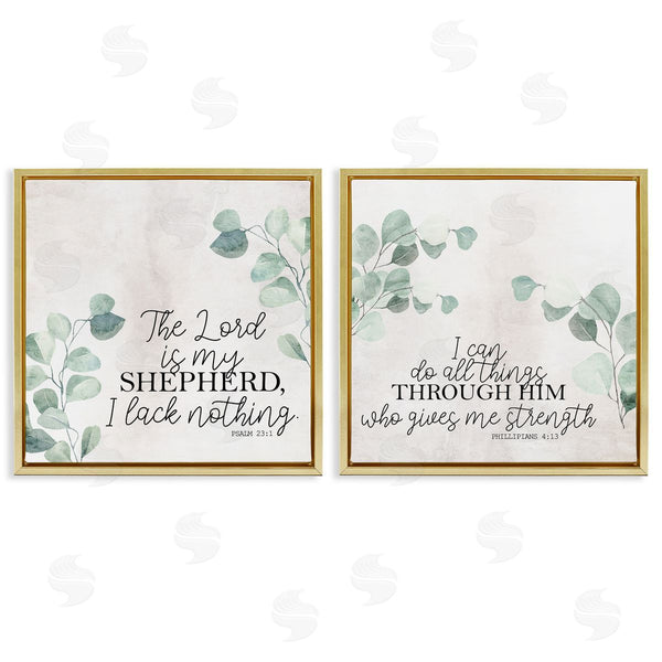 Stupell Industries Kim Allen | Spiritual Scriptures With Eucalyptus