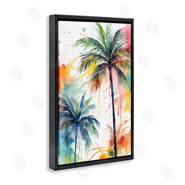 Stupell Industries Kim Allen | Splashed Palm Trees Wall Art