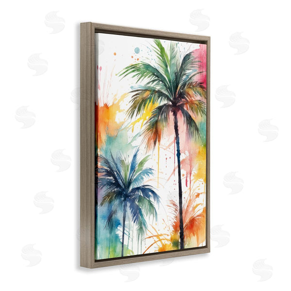 Stupell Industries Kim Allen | Splashed Palm Trees Wall Art