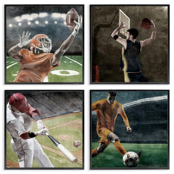 Stupell Industries Kim Allen | Sports Balls In Action Wall Art