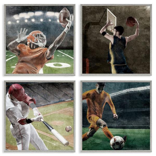 Stupell Industries Kim Allen | Sports Balls In Action Wall Art